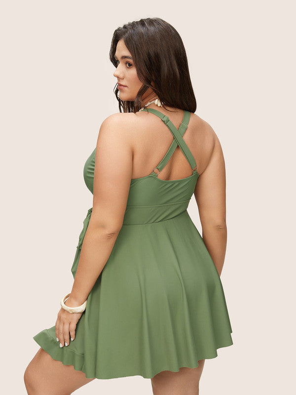 green emerald velvet dress Zapaka Women Prom Dress A-Line V Neck Floor-Length Beaded Tulle Light Green Evening Dress with Slit, Light Green / US2