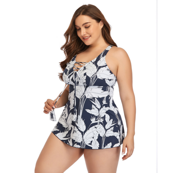 Plus Size Tankini Sets Two Piece Swimwear